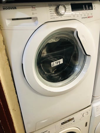 Hoover 7kg load ,1400 spin speed washing machine with A+++