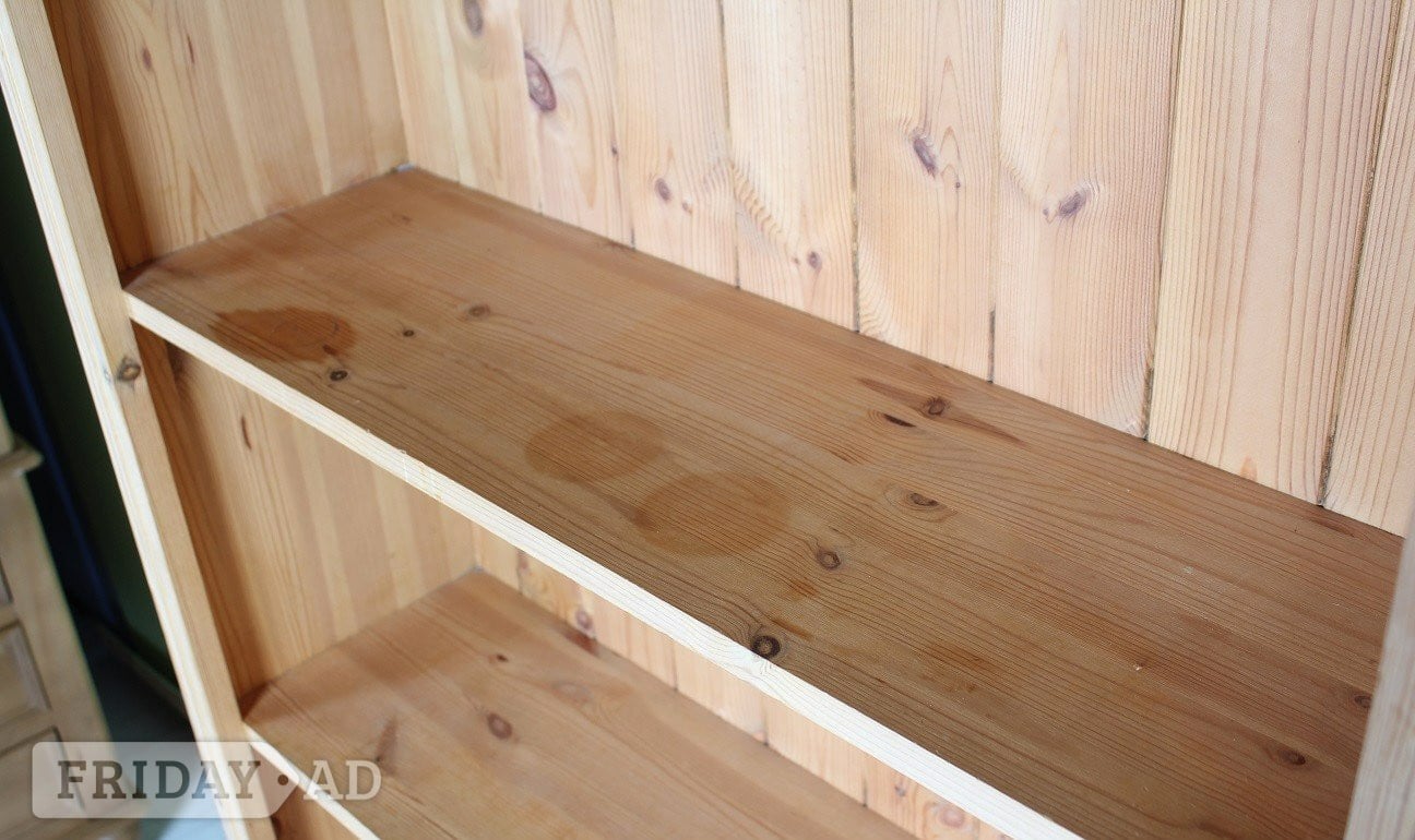 Hailsham UK Delivery - Tall Farmhouse Pine Bookcase 4 Fixed Strong Shelves