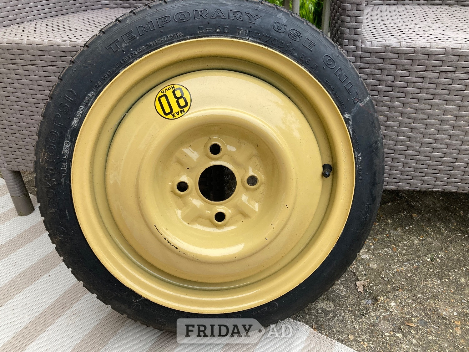 Temporary spare wheel - Parts & Accessories in Lewes