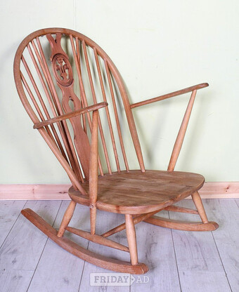 Delivery options -Mid Century Ercol Rocking chair