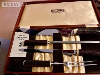 Carving Set by G Butler of Sheffield 