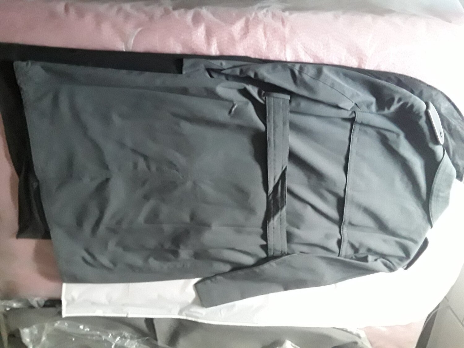 Mens  Dark  Blue  Raincoat  XL