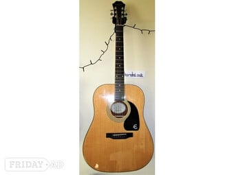 EPIPHONE  DR100 N.   vgc  Quality New Strings. Set-up