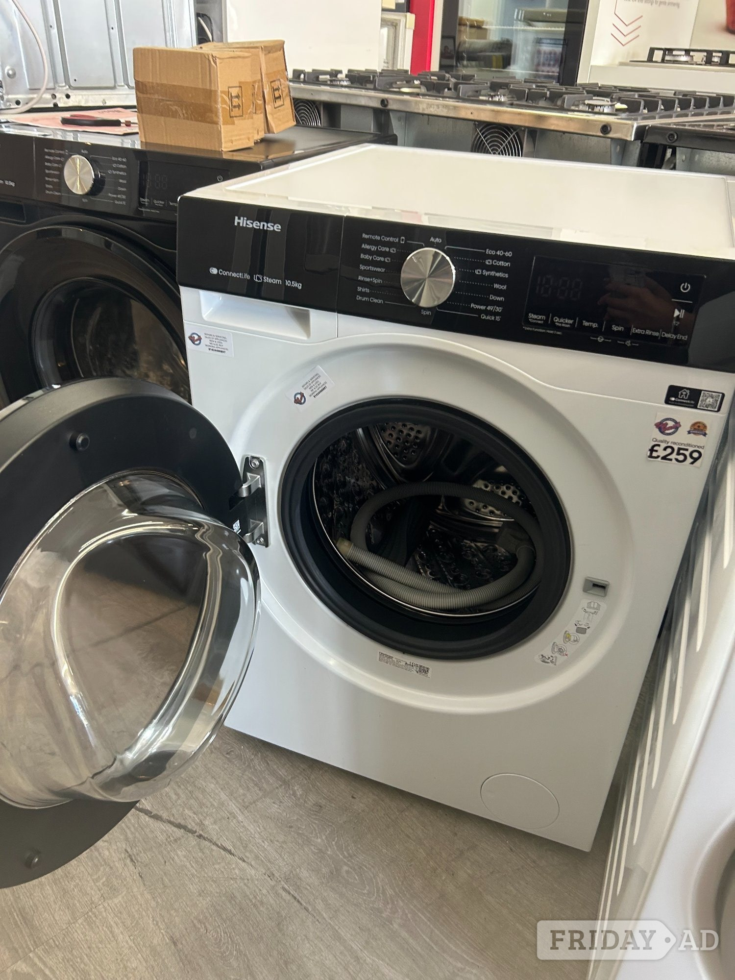 HISENSE 10.5KG WASHING MACHINE
