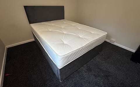 Rotherham King size apollo mattress with divan base 2 drawers & headboard 
