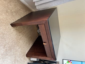 Console table with full depth drawer, very good condition 