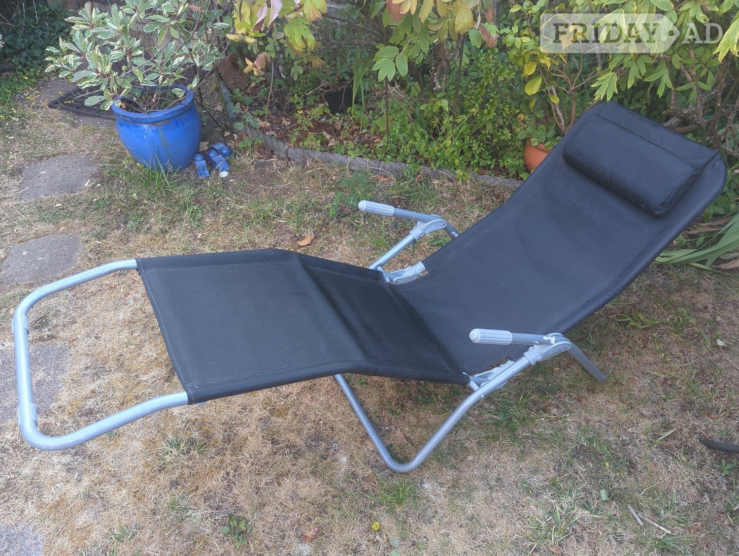 Reclining garden chair/ sun lounger   - Garden
