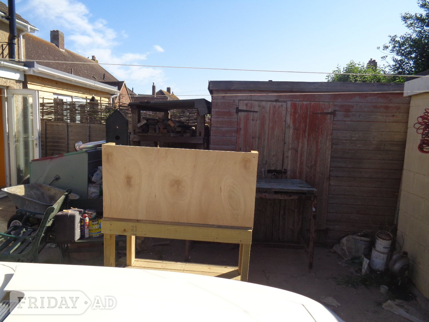 hand made potting table made from 4x2 - Garden in Chichester