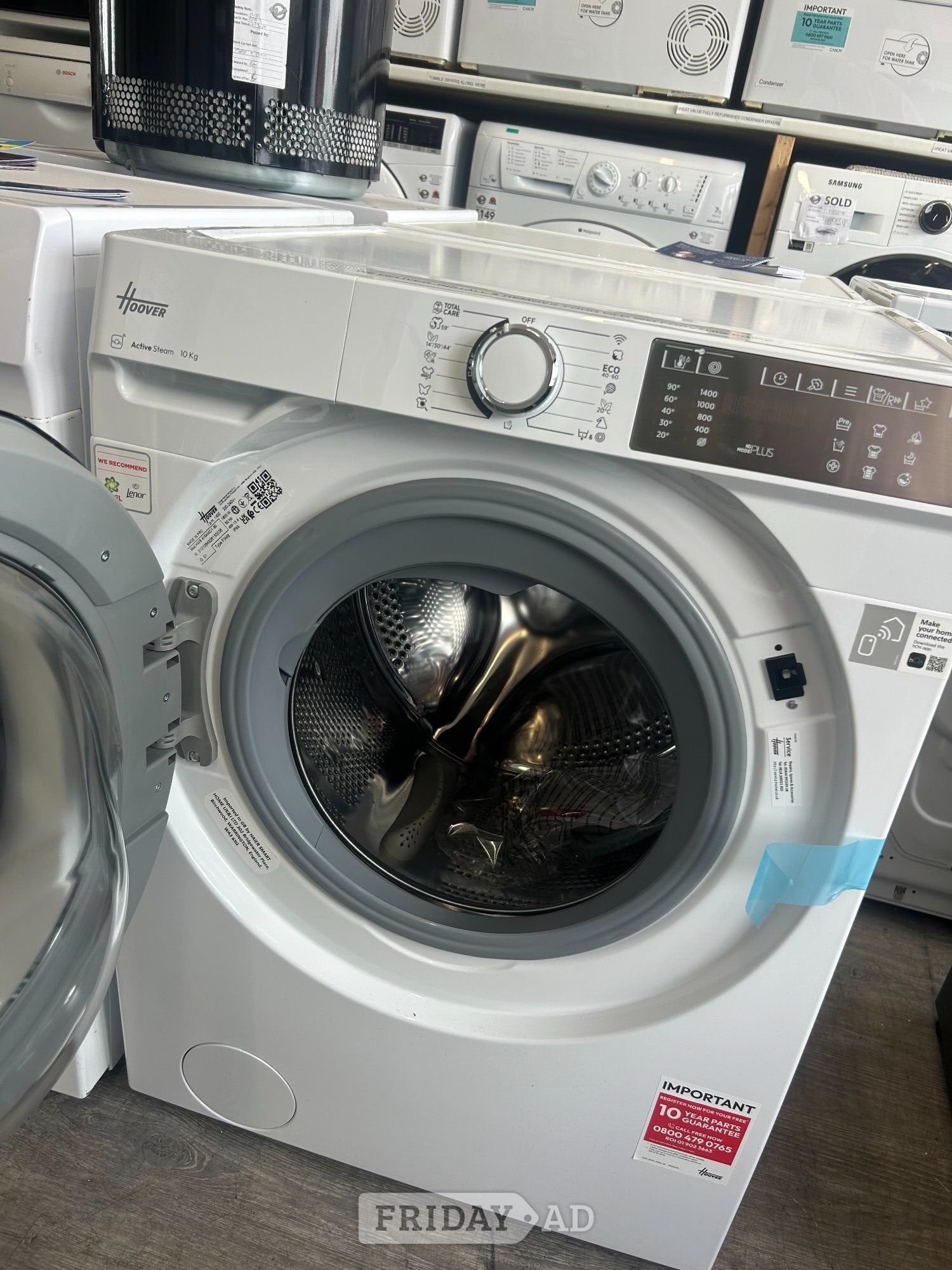 HOOVER 10KG BRAND NEW WASHING MACHINE