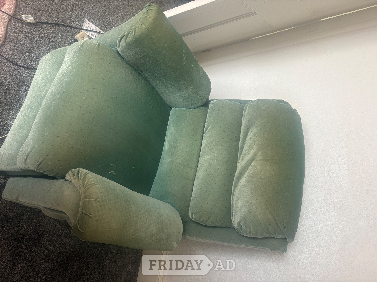 Arm sofa green  in Gravesend