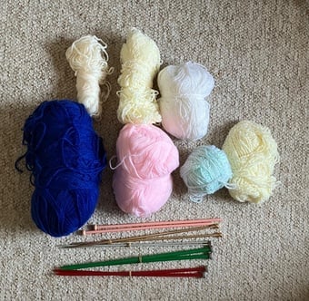 Knitting Wool & tools