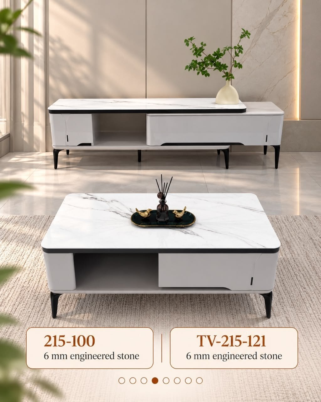 Lambeth Table stand and coffee table 