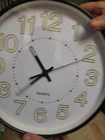 30CM Large Luminous Wall Clocks for Home and Office. Glow In The Dark Silent Digital Clock