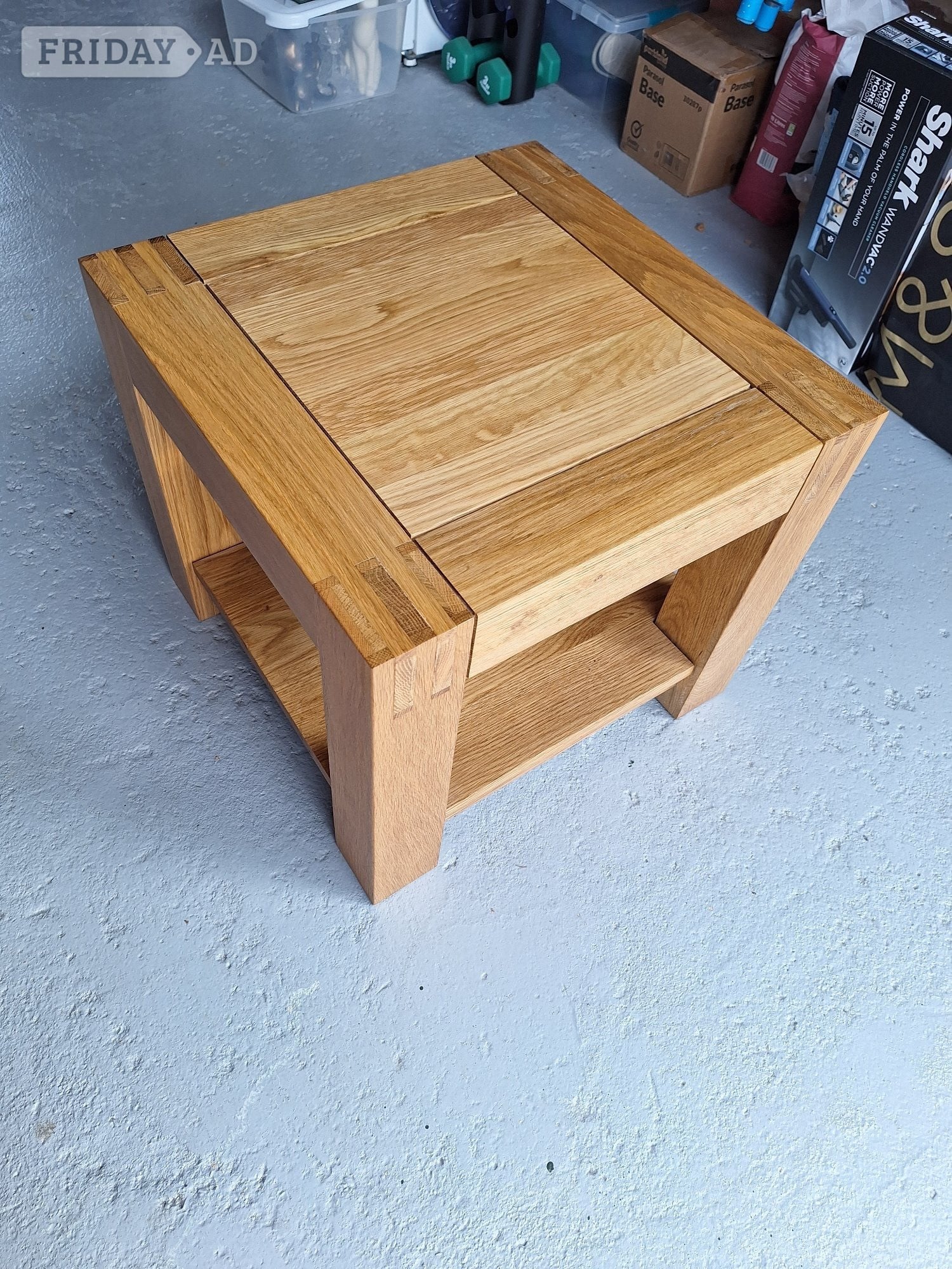 Solid Oak square coffee table in Northampton