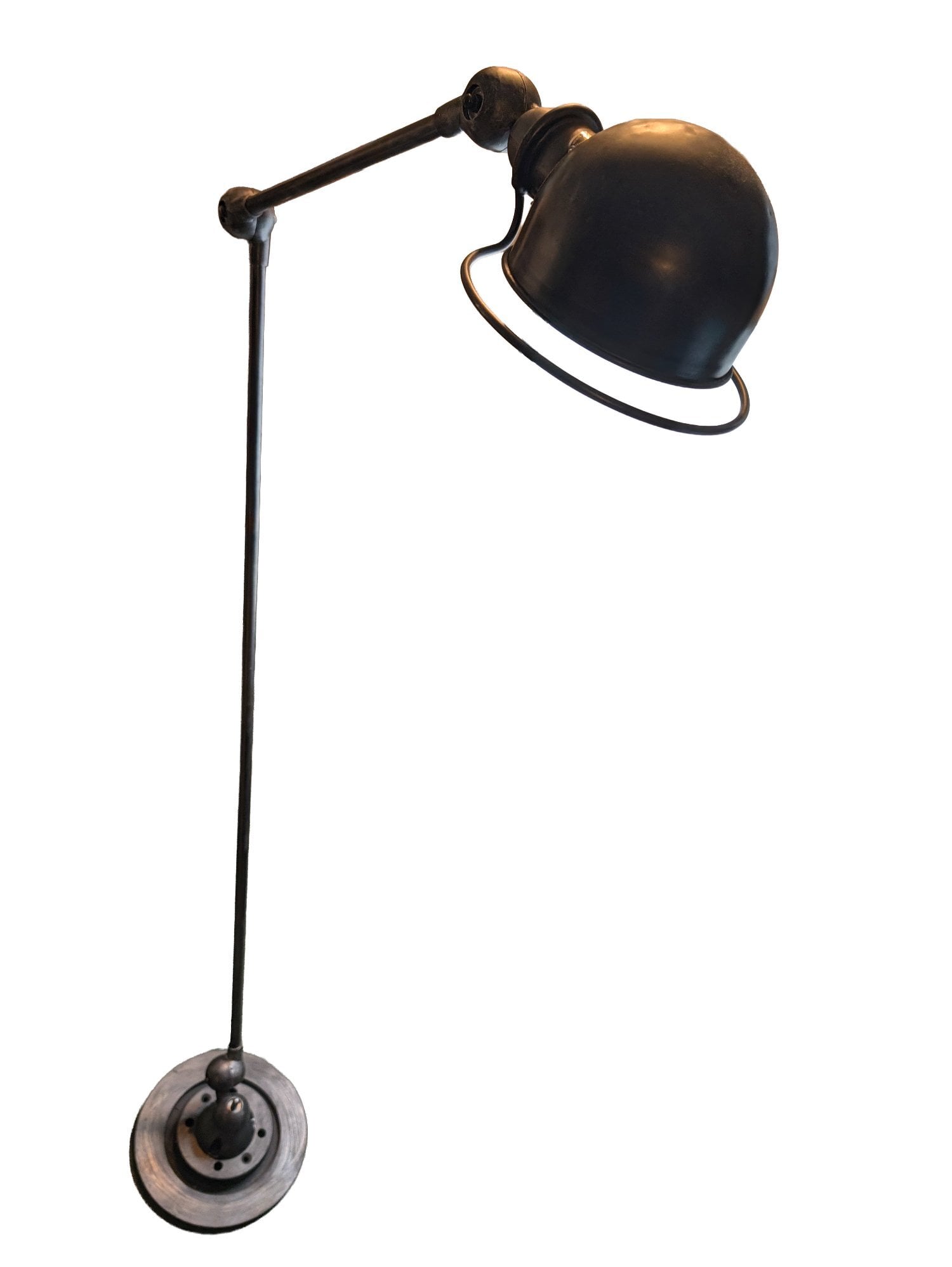East Grinstead JIELDE 2 ARM ARTICULATED INDUSTRIAL FLOOR LAMP - CLASSIC MAKE