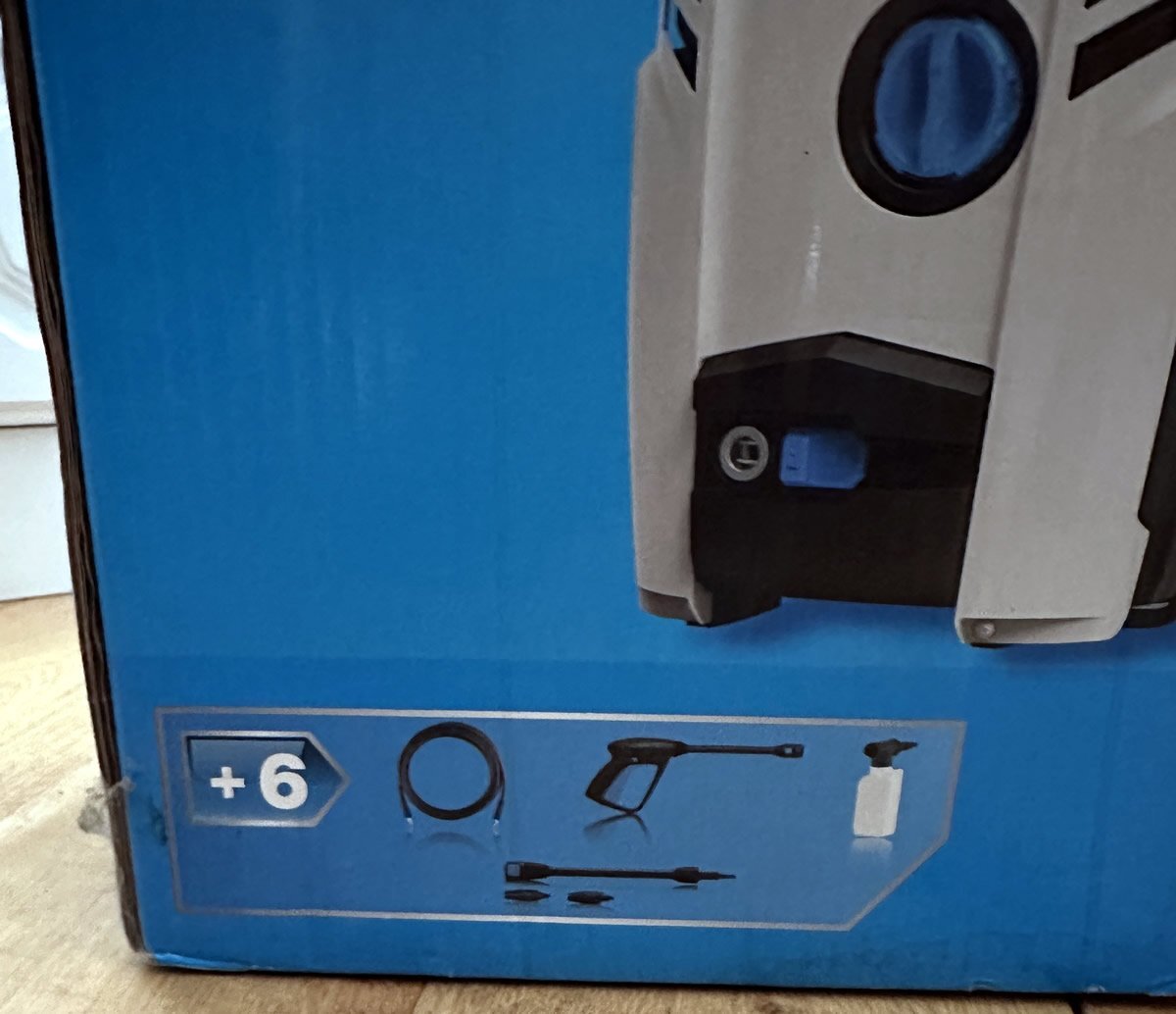 MacAllister Pressure Washer 100 Bar 1300W MPWP100D-3  – Brand New - Garden