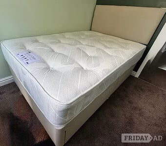 SUPER KING - TENDER SLEEP TUFTED ORTHOPAEDIC MATTRESS DIVAN BASE