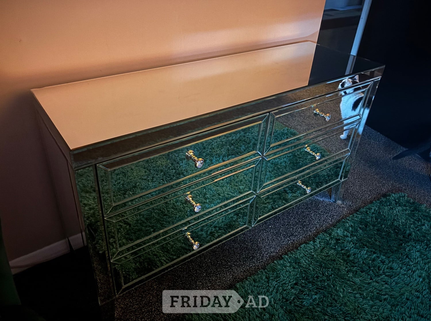 Mirrored bedroom set in Southampton