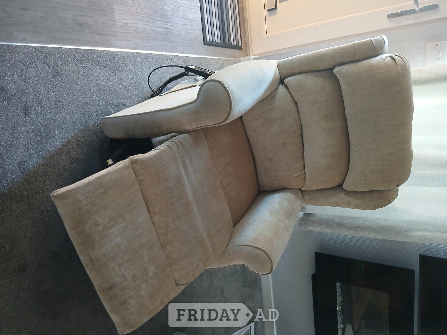 For Sale Electric Riser/Recliner Armchair remote control  - Furniture