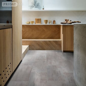 Concrete Effect Luxury Vinyl Tiles (LVT) From Just £10.99