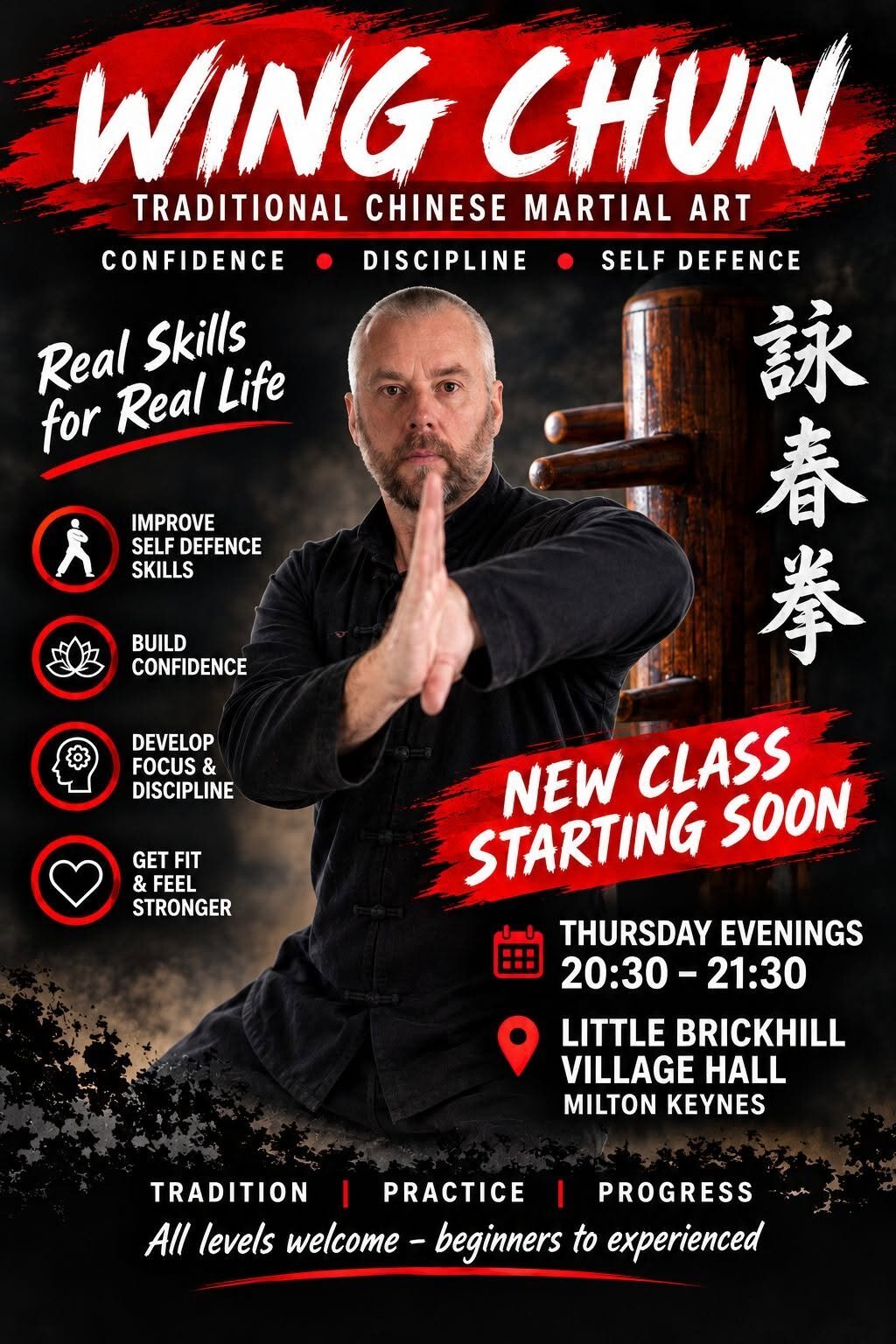 NEW SELF DEFENCE AND WING CHUN CLASS