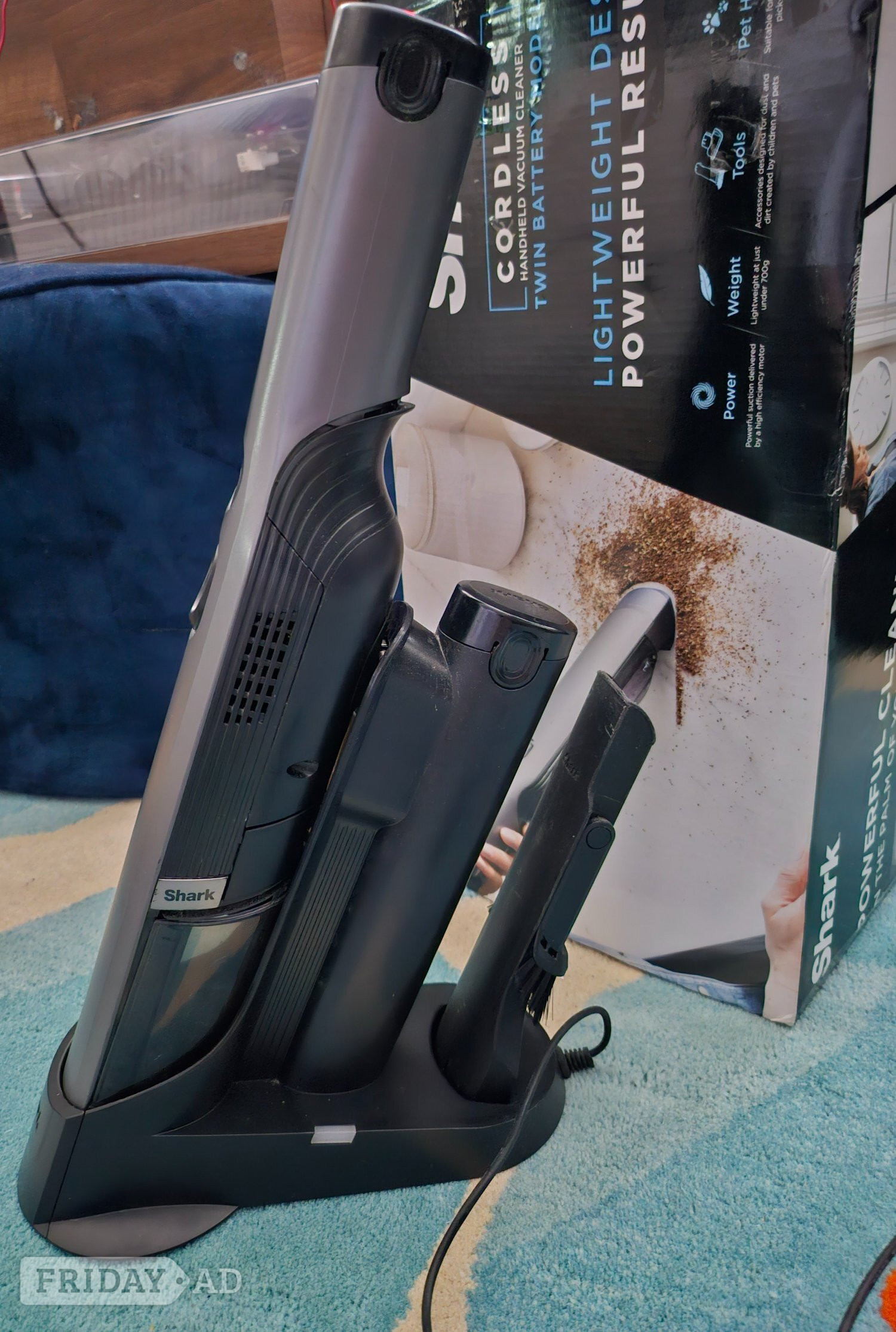 Shark Handheld vacuum cleaner. TWIN BATTERY MODEL in Hove