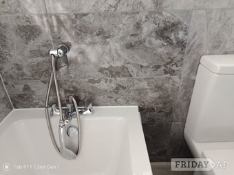 Modern wall tiles.   Rivona grey.  