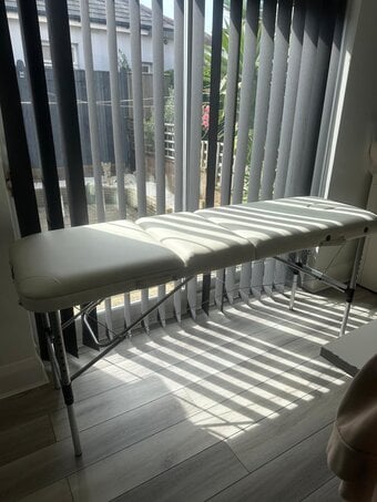 Beauty/ massage bed used twice