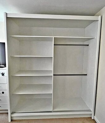 IKEA Wardrobe – 2 Sliding Mirror Doors – For Sale  IKEA wardrobe 