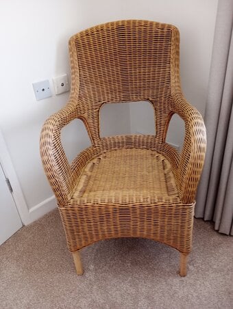 Wicker Single Chair