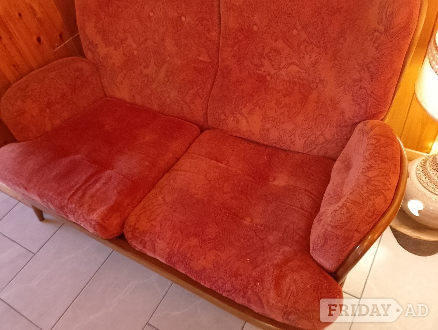 Peterborough ERCOL 2 SEAT SETTEE 