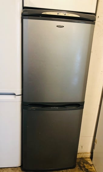 Hotpoint frost free fridge freezer-silver 