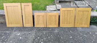 6 Handmade Solid Hardwood Doors, Excellent Condition
