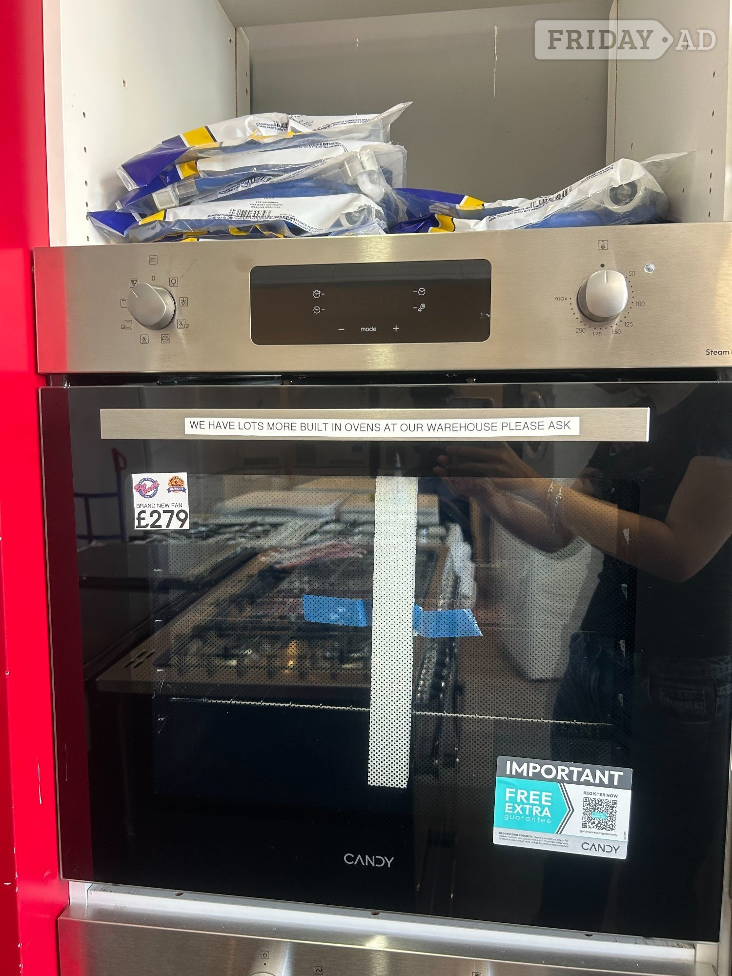St. Leonards-On-Sea BRAND NEW CANDY ELECTRIC BUILT IN OVEN