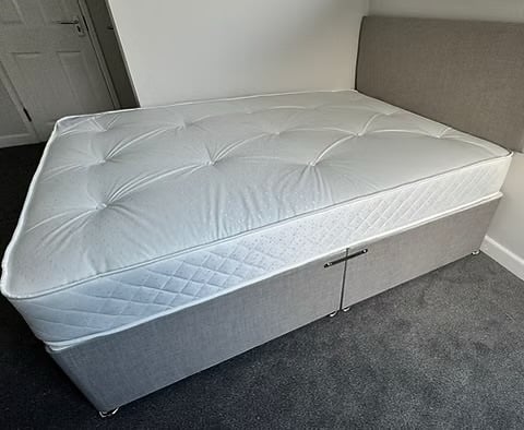 Rotherham 4 foot apollo mattress with divan base and headboard