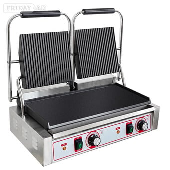 Double Large Panini Toastie, Baguette press Grill machine