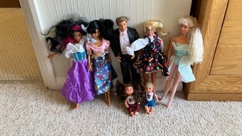 Barbie, Ken & Esmeralda doll collection excellent condition