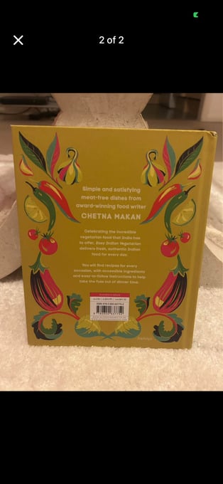 Brand new hardback Chetna Makan easy Indian vegetarian cookbook.