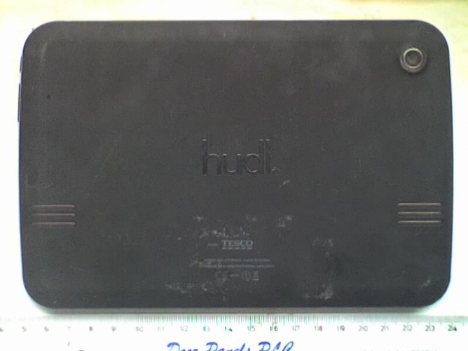 Black Tesco HUDL 1 Quad Core 16Gb WiFi 7inch Tablet & Lead