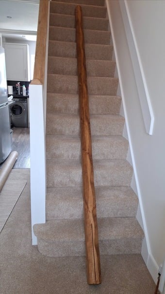 Solid Wood Stair Handrail bannister – New 