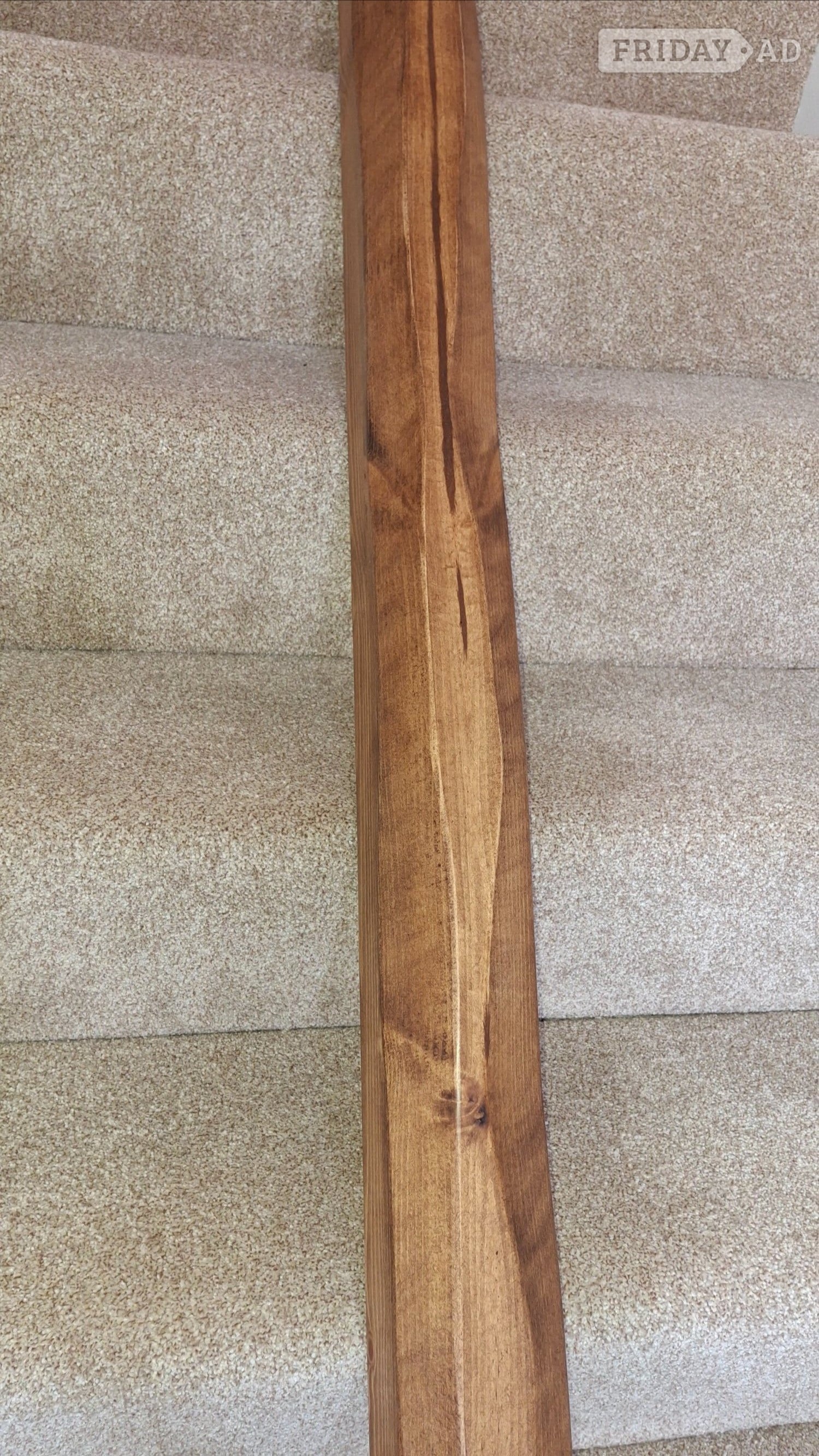 Solid Wood Stair Handrail bannister – New  - DIY in Worthing