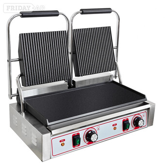 Double Large Panini Toastie, Baguette press Grill machine
