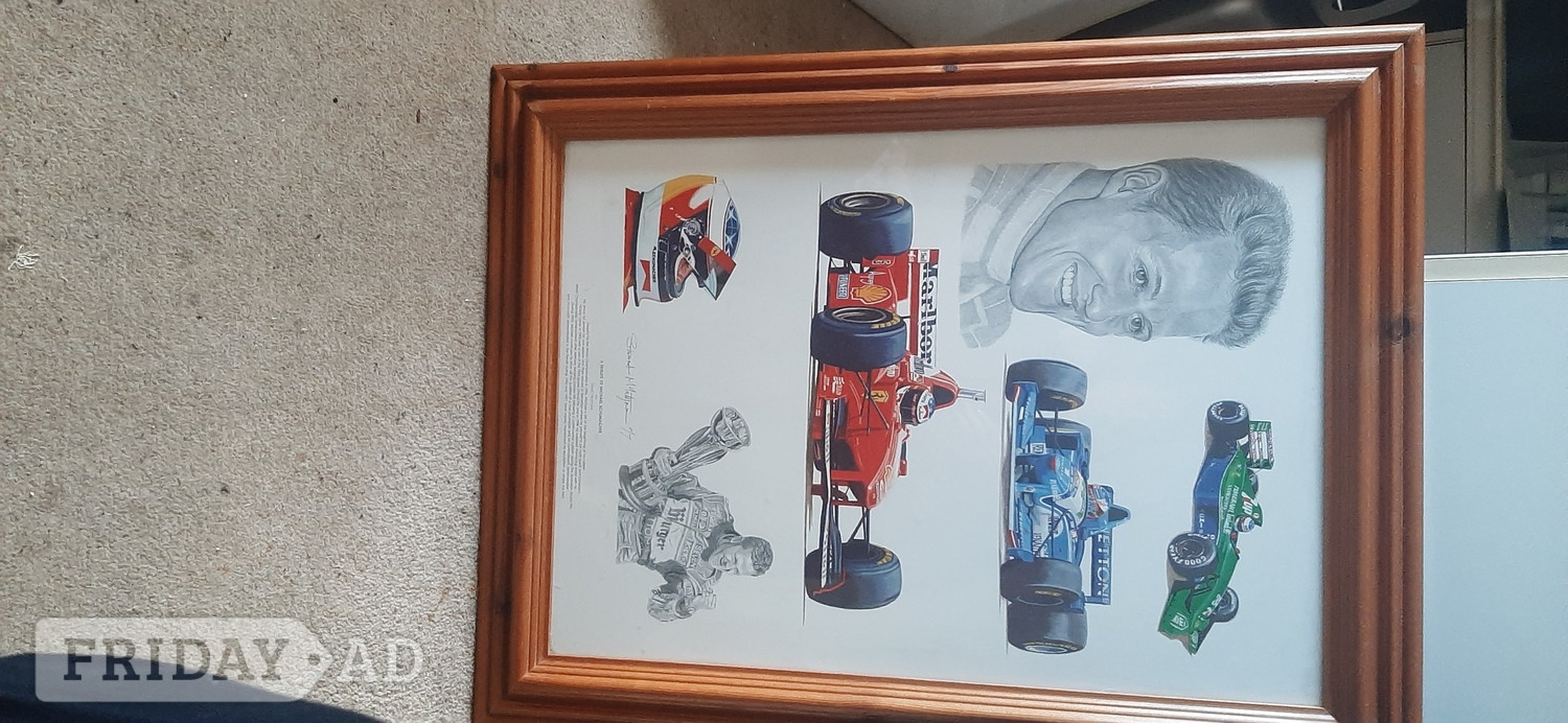 Shoreham-By-Sea FORMULA1 MICHAEL SCHUMACHER TRIBUTE PRINT