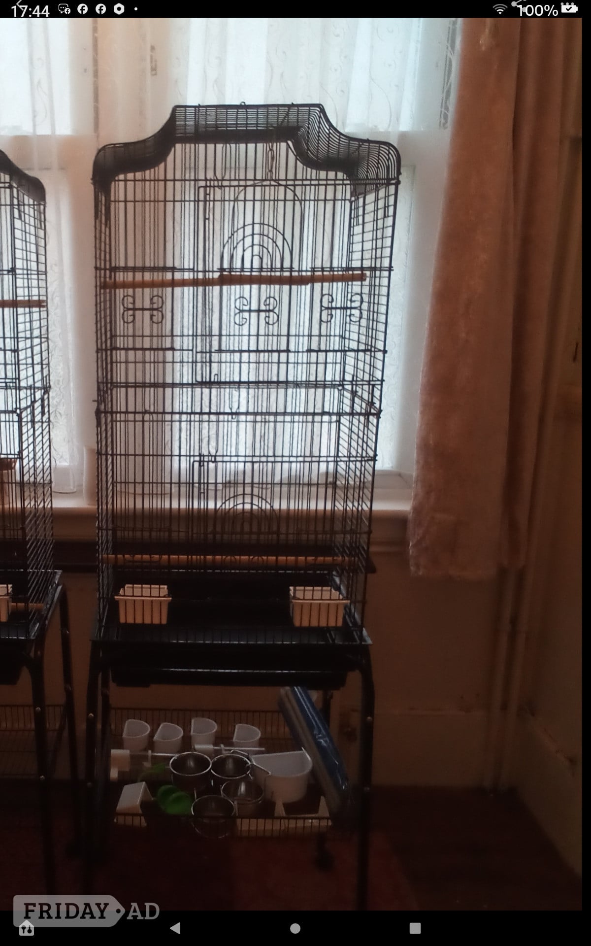 Bird cage on stand in Bexhill-On-Sea