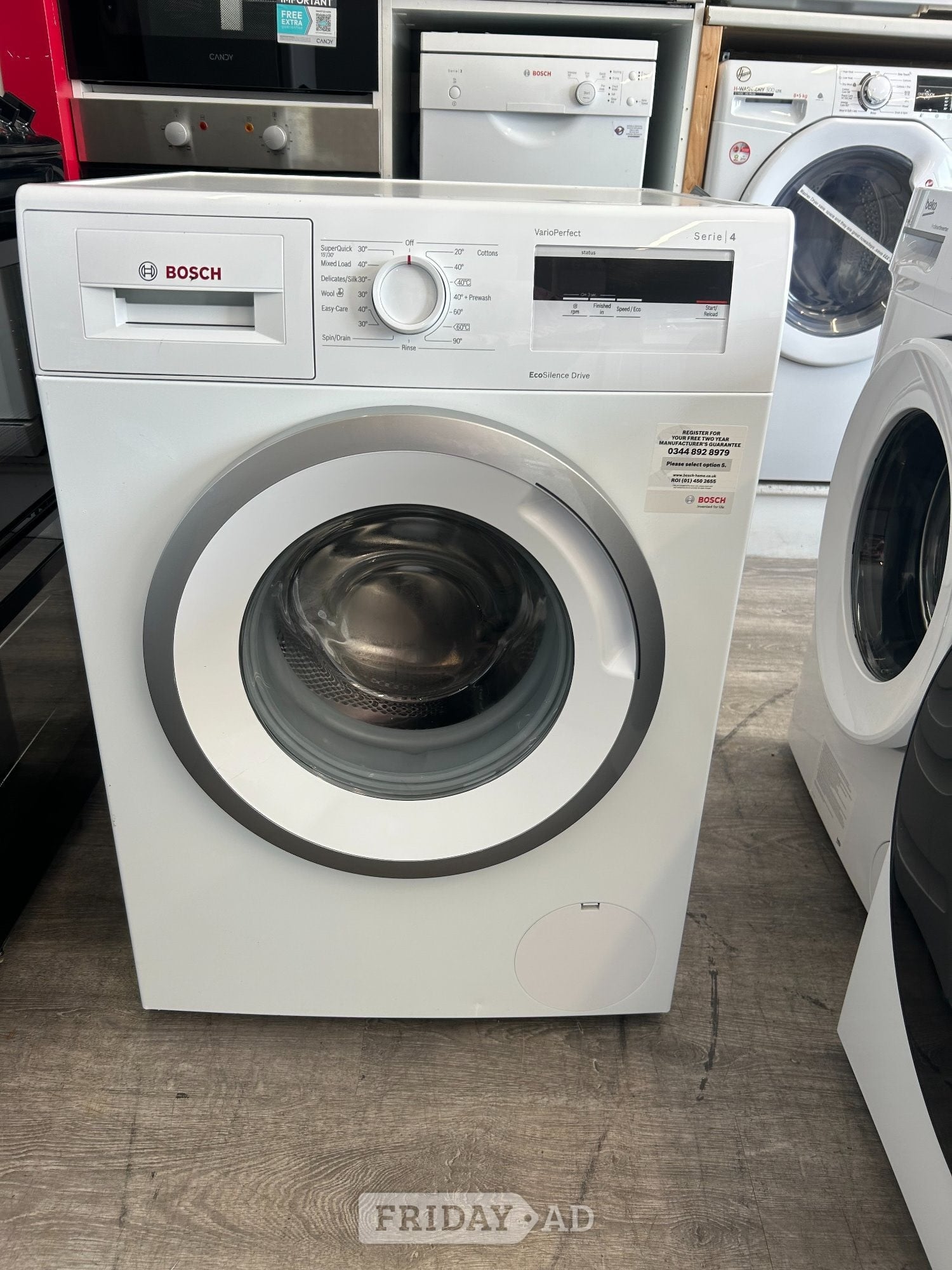 BOSCH 8KG WASHING MACHINE in St. Leonards-On-Sea