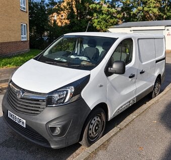 2019 Vauxhall Vivaro 1.6 CDTi Panel Van - White - £5,500