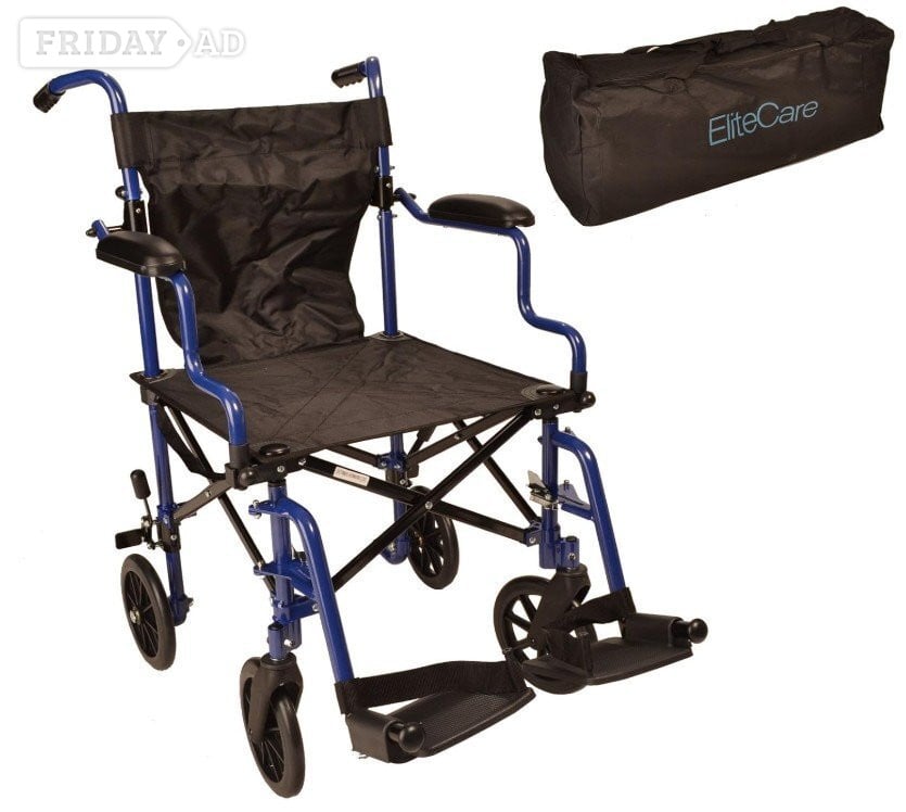 Super Lightweight Folding Transit Travel Wheelchair in a Bag in Eastbourne