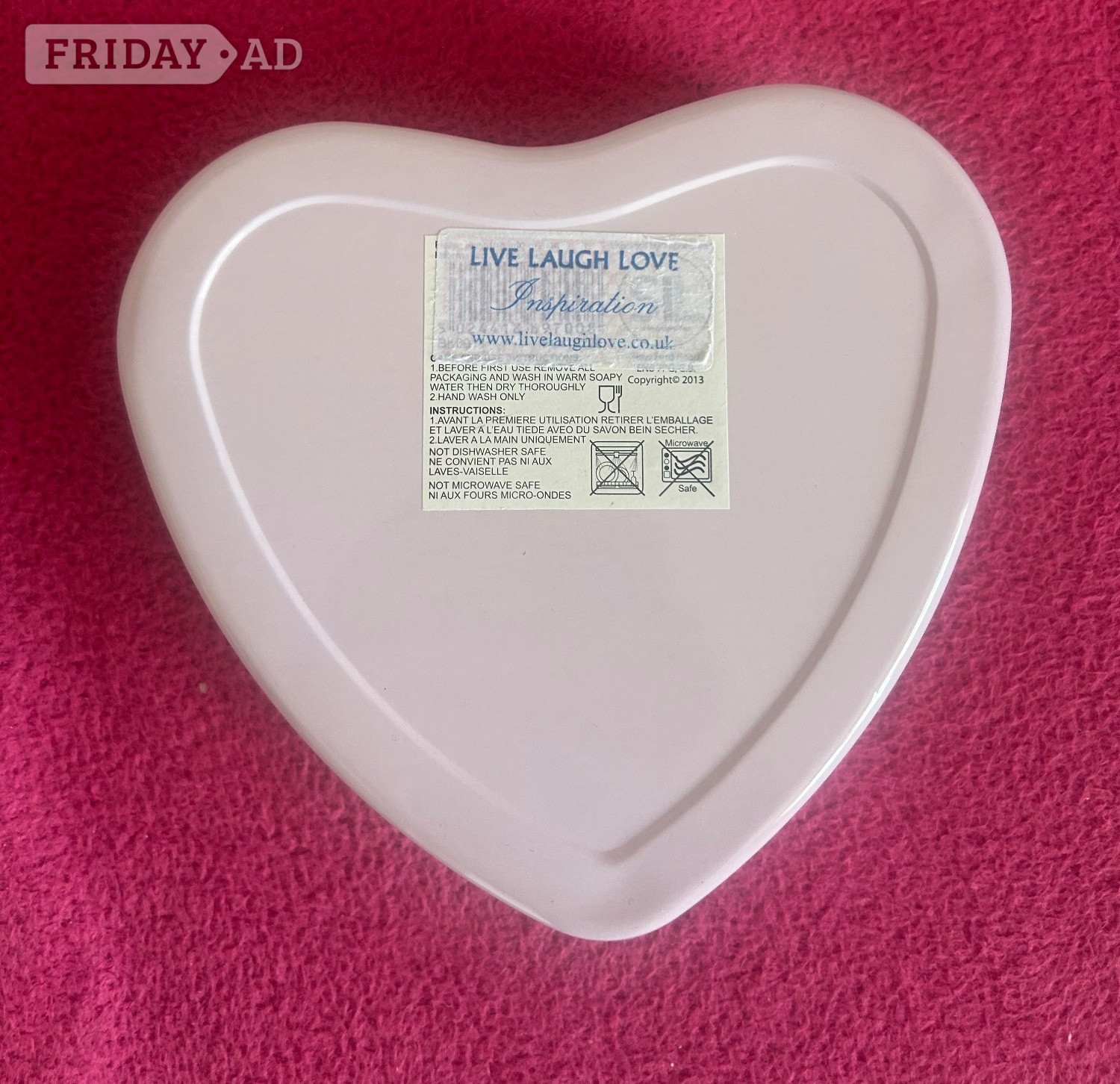 2 heart shaped cupcake design tins ￼ - Home Decor in Peterborough