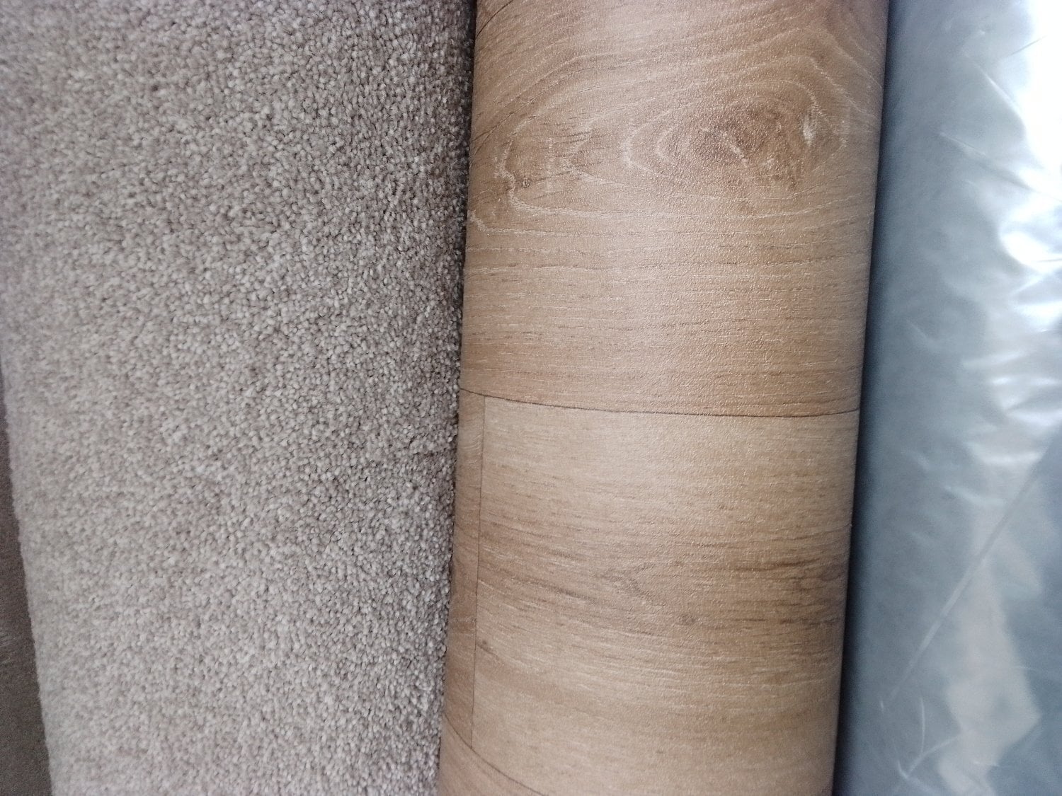 Various Carpet and Vinyl Rollends