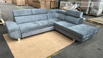 Corner Sofa Bed £600 – Brand New | L-Shape | Grey | FREE DelivERY